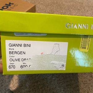 Olive green open toe boots